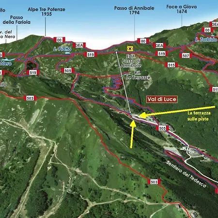 Apartamento La Terrazza Sulle Piste Val Di Luce - Biancheria Inclusa Abetone